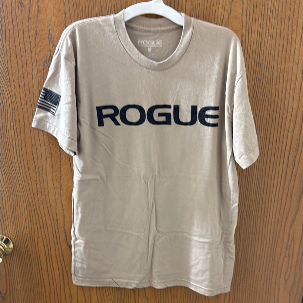 Rogue Tan Short Sleeve Tee Casual Cotton